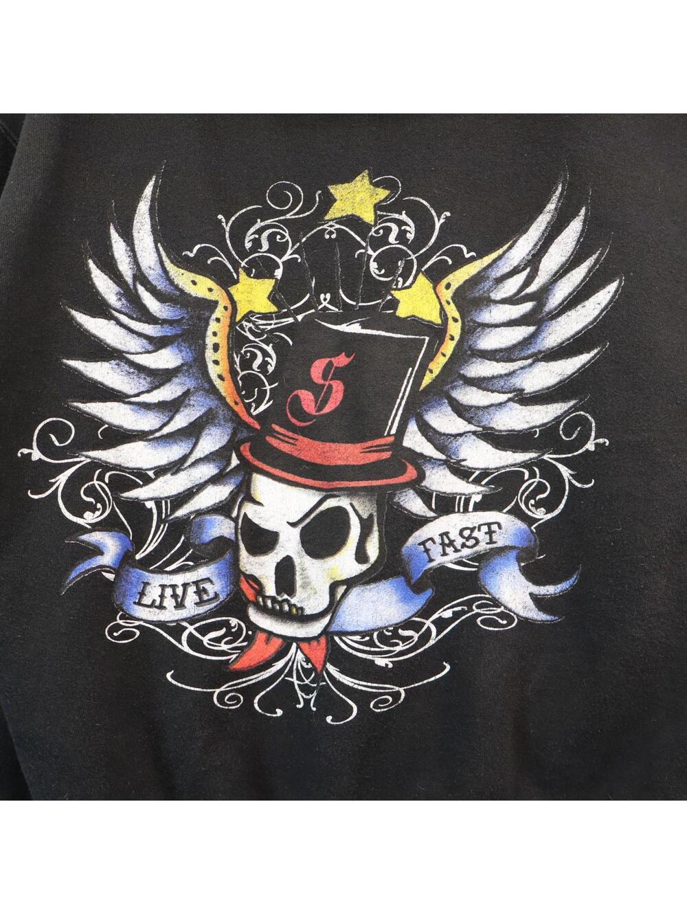 Tony Stewart Live Fast Y2K SmokeHoodie Kids Large